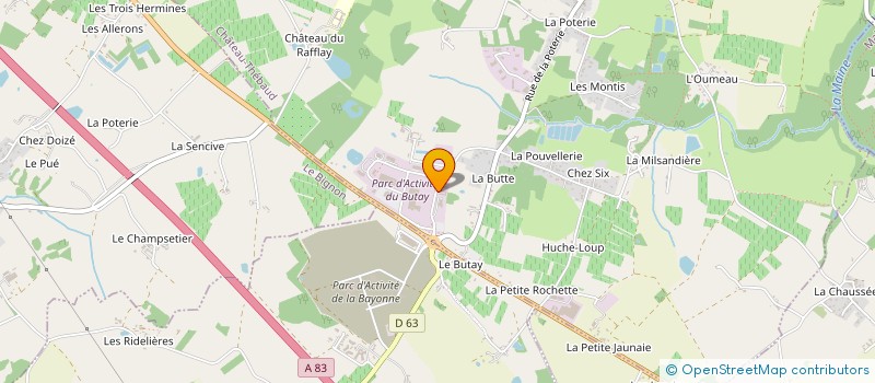 localisation de l'entreprise LE KEFIR NANTAIS à CHATEAU-THEBAUD