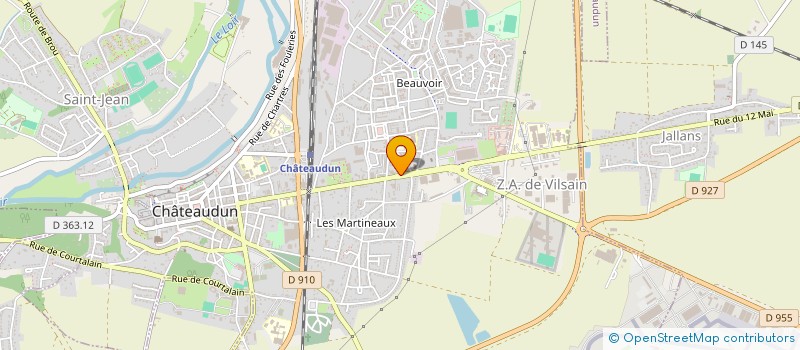 localisation de l'entreprise LE KELLERMANN à CHATEAUDUN