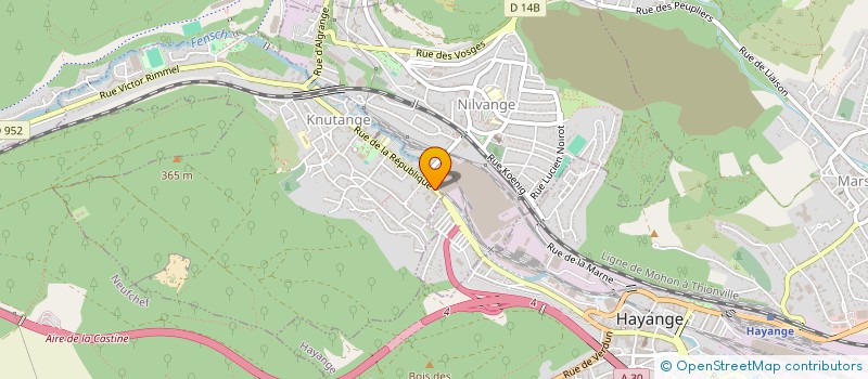 localisation de l'entreprise LE KEM  KNUTANGE