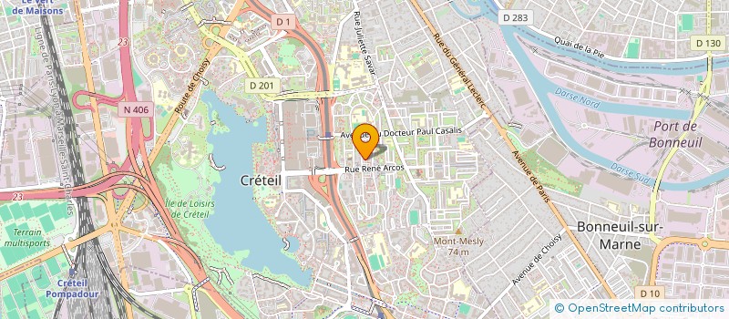 localisation de l'entreprise LE KENNEDY  CRETEIL