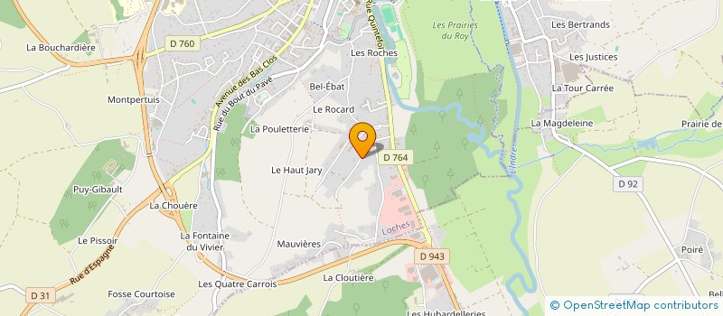 localisation de l'entreprise LE KEOPS à LOCHES