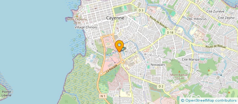 localisation de l'entreprise LE KESYA'S  CAYENNE