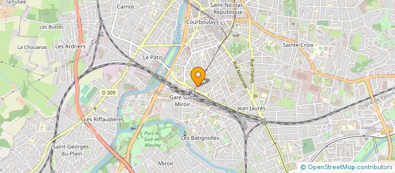 localisation de l'entreprise LE KEYWEST  LE MANS