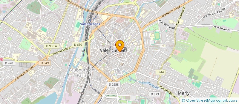 localisation de l'entreprise LE KHEDIVE à VALENCIENNES