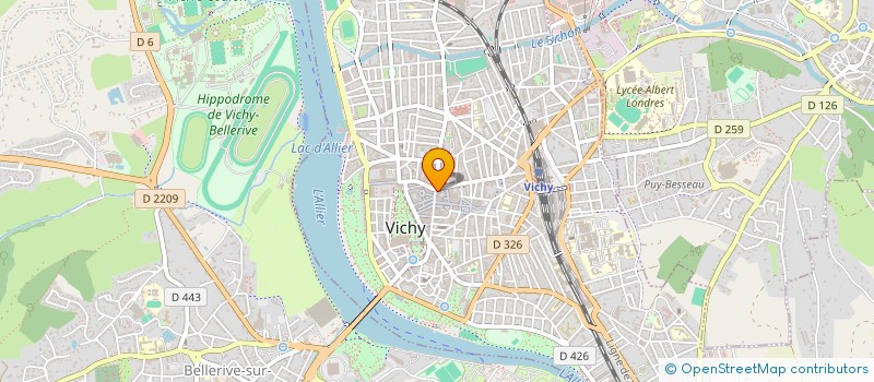 localisation de l'entreprise LE KHEDIVE à VICHY