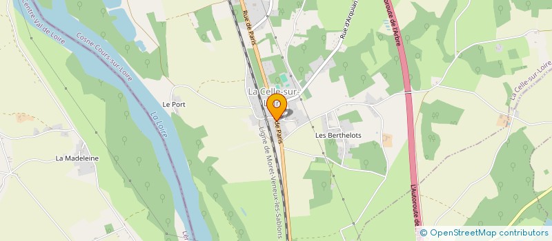 localisation de l'entreprise LE KIM'S 58  LA CELLE-SUR-LOIRE