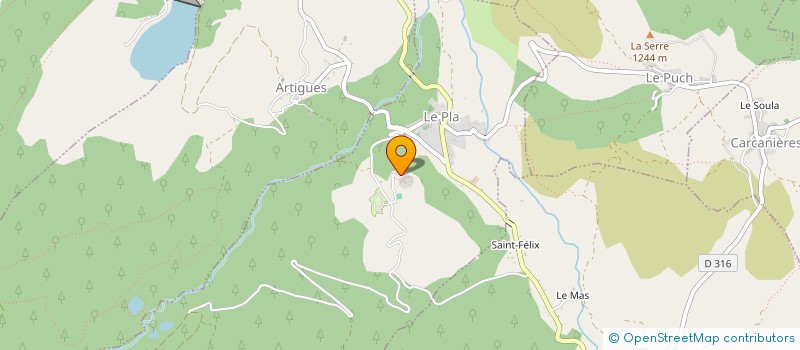 localisation de l'entreprise LE KIM VAREILLE à LE PLA