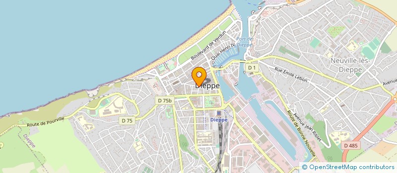 localisation de l'entreprise LE KING à DIEPPE