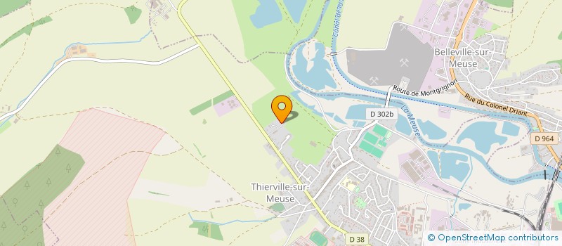 localisation de l'entreprise LE KING à THIERVILLE SUR MEUSE