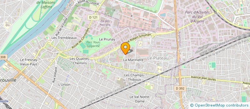 localisation de l'entreprise LE KING  SARTROUVILLE