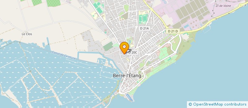 localisation de l'entreprise LE KIOSQUE à BERRE-L'ETANG