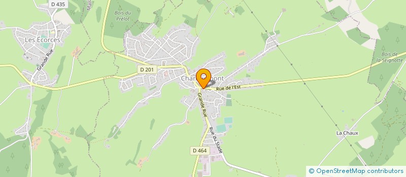 localisation de l'entreprise LE KIOSQUE  CHARQUEMONT