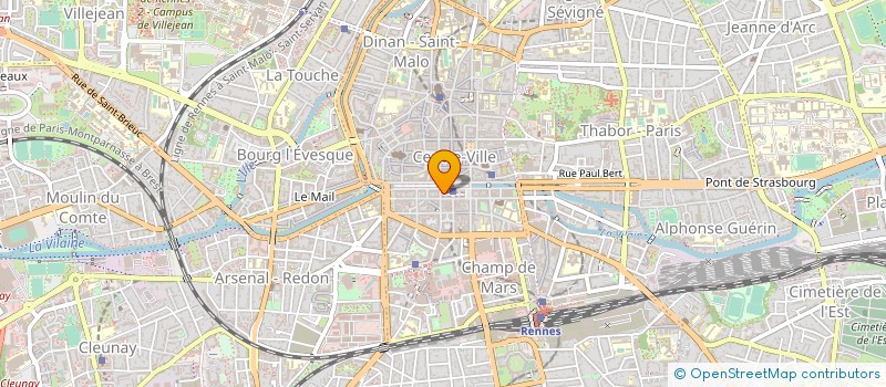 localisation de l'entreprise LE KIOSQUE à RENNES