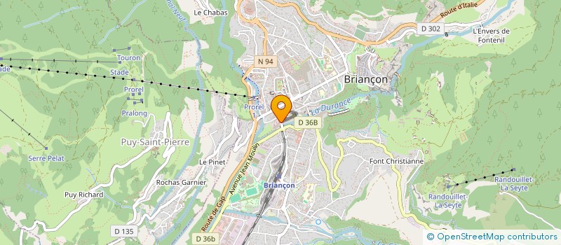 localisation de l'entreprise LE KIOSQUE à BRIANCON