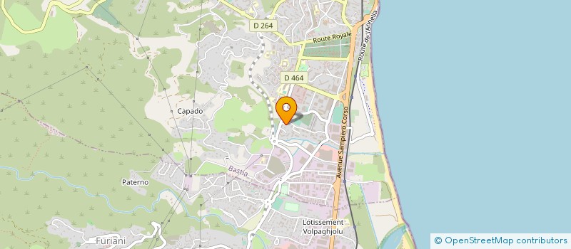 localisation de l'entreprise LE KIOSQUE à BASTIA
