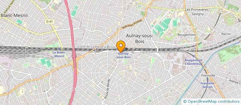 localisation de l'entreprise LE KIOSQUE DE LA GARE à AULNAY-SOUS-BOIS