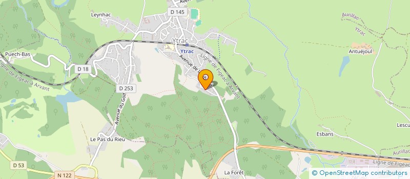 localisation de l'entreprise LE KIOSQUE DES GOURMANDS à YTRAC