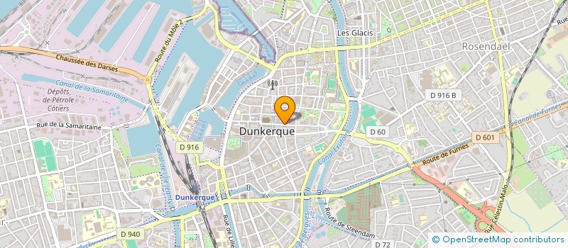 localisation de l'entreprise LE KIOSQUE DES VOYAGES à DUNKERQUE