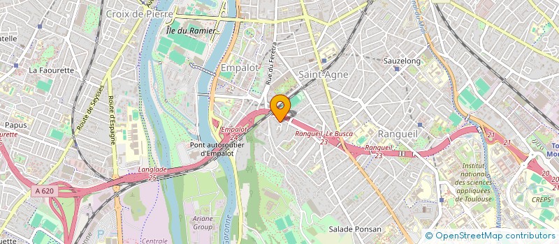 localisation de l'entreprise LE KIOSQUE DU PASTEL à TOULOUSE