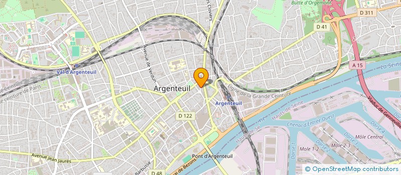 localisation de l'entreprise LE KIOSQUE HABY CONSULTANT  ARGENTEUIL