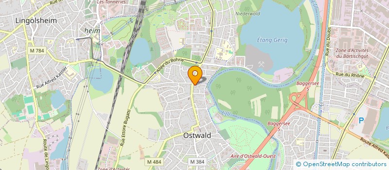 localisation de l'entreprise LE KIOSQUE SALE SUCRE  OSTWALD