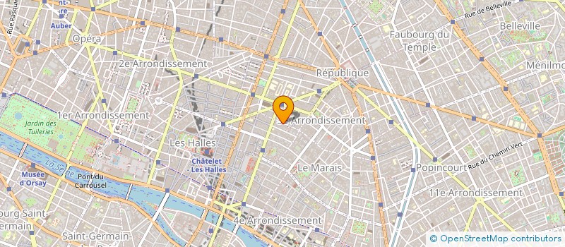 localisation de l'entreprise LE KIWI à PARIS