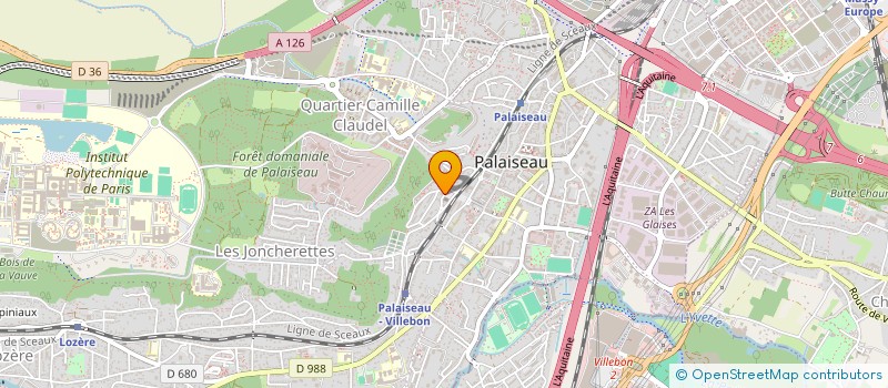 localisation de l'entreprise LE KLOBE à PALAISEAU