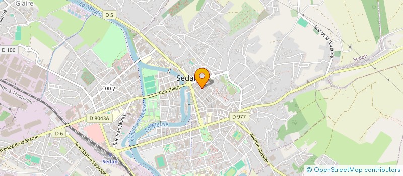 localisation de l'entreprise LE KLOUD à SEDAN
