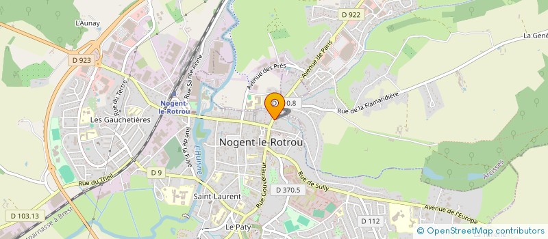 localisation de l'entreprise LE KLUB à NOGENT-LE-ROTROU