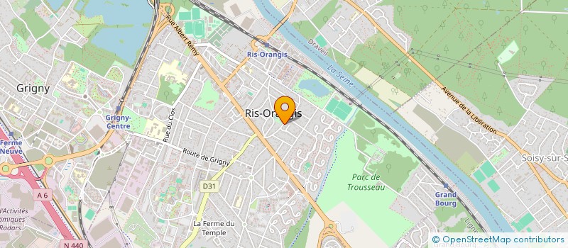 localisation de l'entreprise LE KNIGHT  RIS-ORANGIS