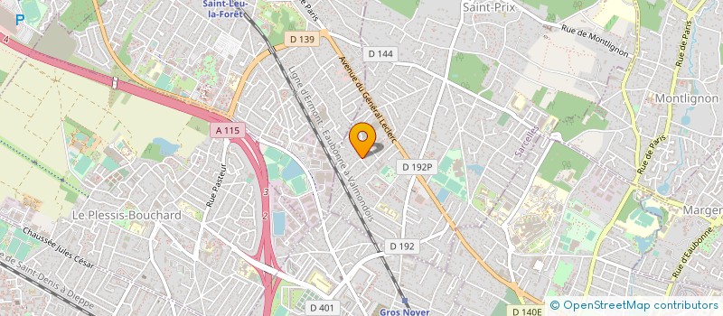 localisation de l'entreprise LE KNOSSOS à SAINT-PRIX