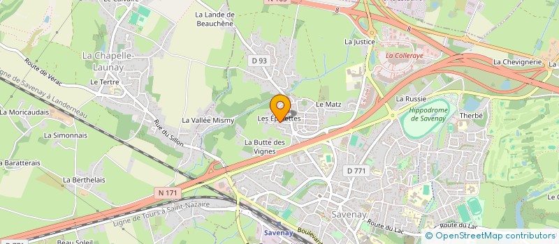 localisation de l'entreprise LE KOALA A LA VILLE  SAVENAY