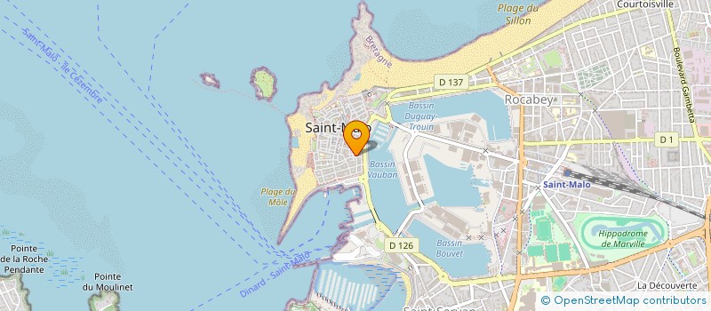 localisation de l'entreprise LE KODAMA  SAINT-MALO