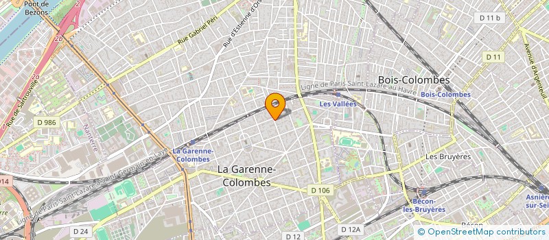 localisation de l'entreprise LE KOINPOST à LA GARENNE-COLOMBES