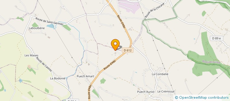localisation de l'entreprise LE KOMPLEX S.A.R.L.  CASTRES