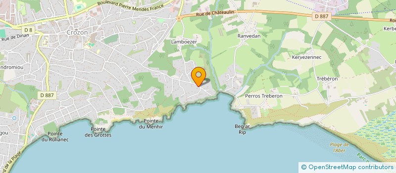 localisation de l'entreprise LE KORRIGAN  CROZON