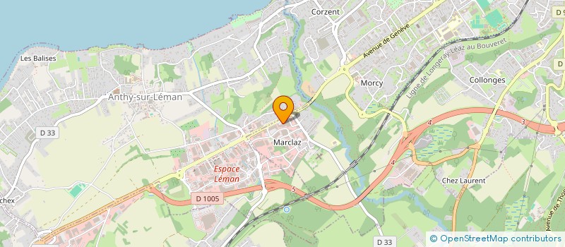 localisation de l'entreprise LE KOURTI à THONON-LES-BAINS