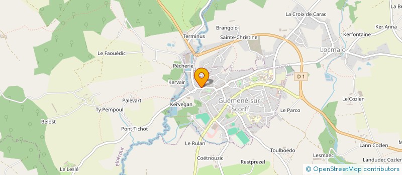 localisation de l'entreprise LE KREIZ KER  LIGNOL