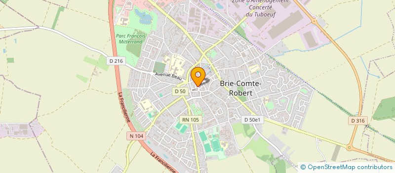 localisation de l'entreprise LE KRIS CAFE  BRIE-COMTE-ROBERT