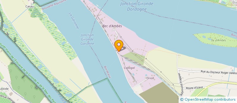 localisation de l'entreprise LE KROCK DS  AMBES