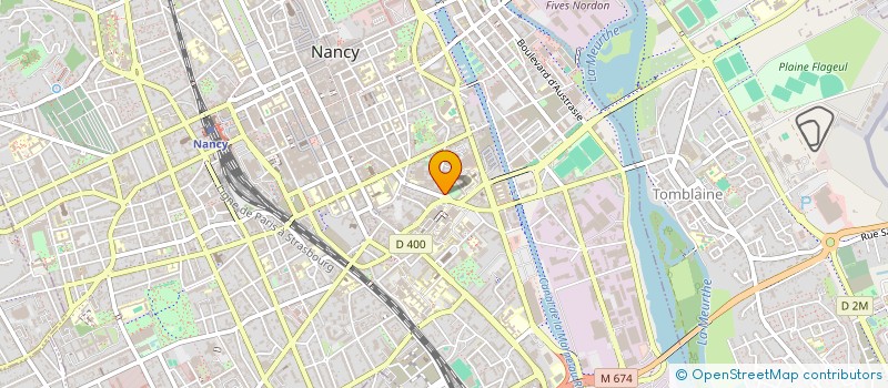 localisation de l'entreprise LE KROQUE SANDWICHERIE  NANCY