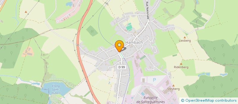localisation de l'entreprise LE KRUTSCHISSER  HAMBACH