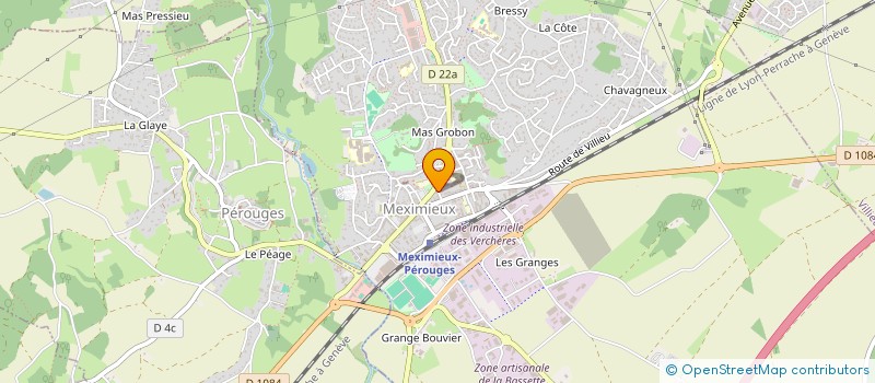 localisation de l'entreprise LE KRYSTAL à MEXIMIEUX