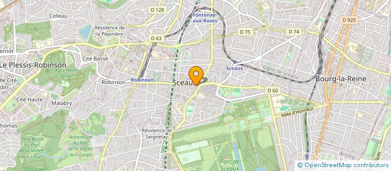 localisation de l'entreprise LE KSAR à SCEAUX