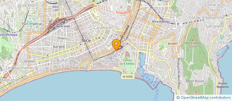 localisation de l'entreprise LE KULT DE LA COIFFURE à NICE