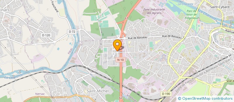 localisation de l'entreprise LE KUMQUAT à ANGOULEME