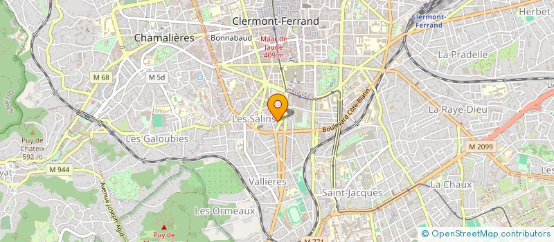 localisation de l'entreprise LE KUSTOM  CLERMONT-FERRAND