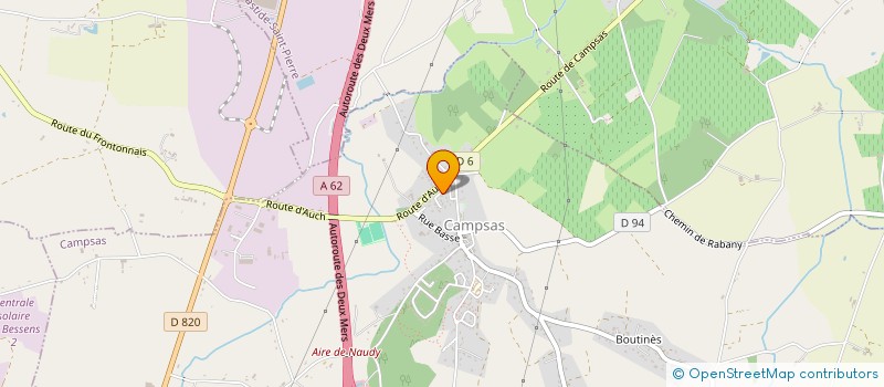 localisation de l'entreprise LE KUUBE  CAMPSAS