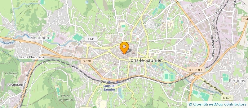 localisation de l'entreprise LE KVO  LONS-LE-SAUNIER