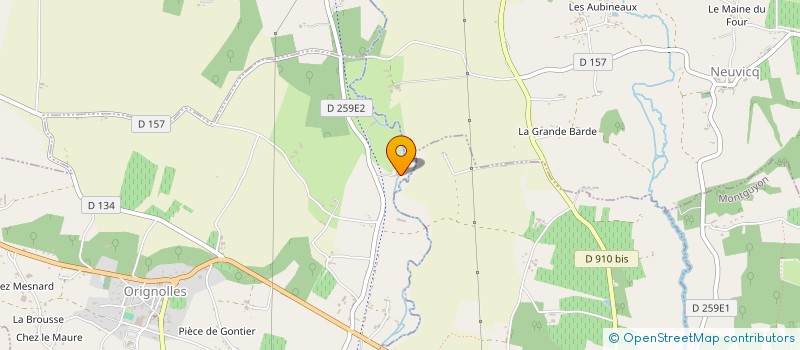 localisation de l'entreprise LE L'ARY  ORIGNOLLES